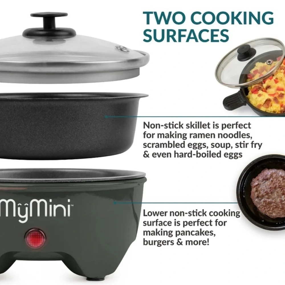 MyMini Noodle Cooker & Non-Stick Skillet 5”
